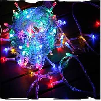 حبل ليد ١٠ متر ملون